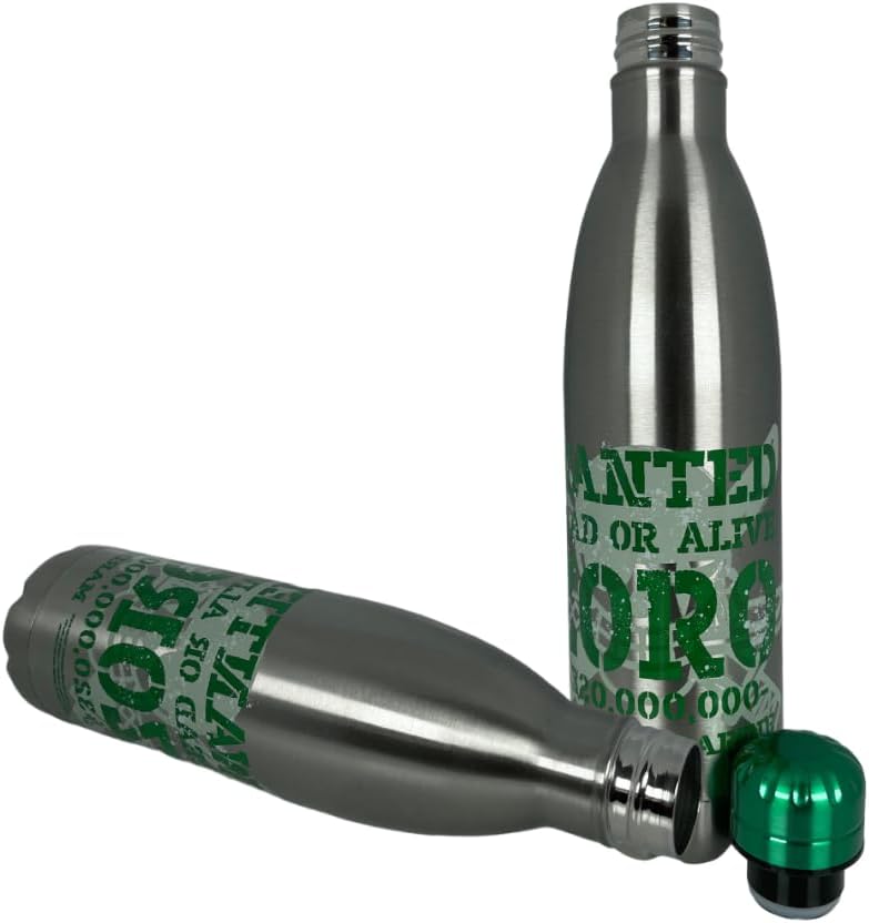 Botella Metálica de Acero Inoxidable - One Piece Zoro 750ml