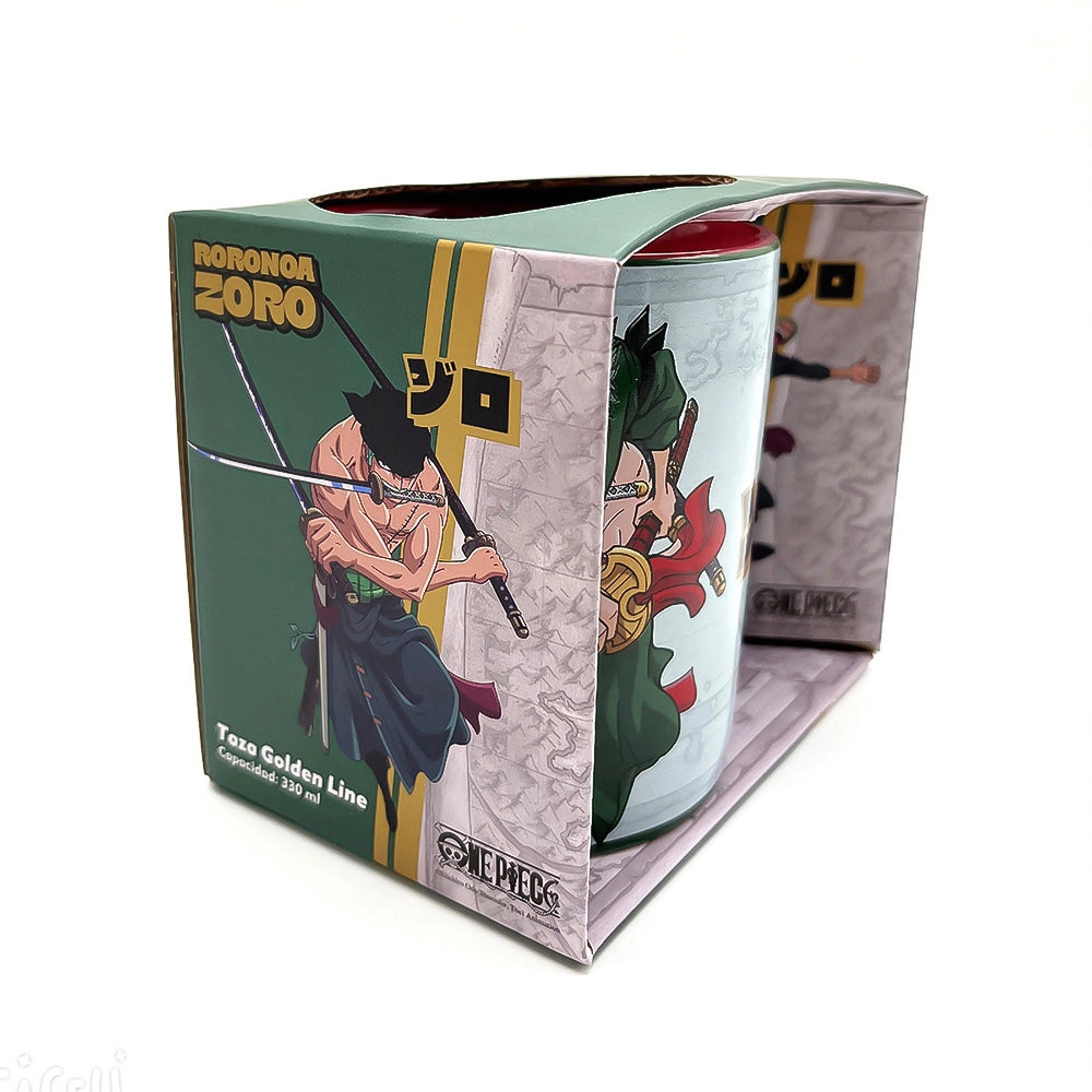 Taza Roronoa Zoro Gold line edición especial - One Piece 330ml