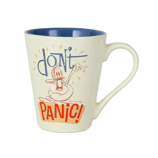 Taza Pato Lucas Don´t Panick - Looney Tunes 300ml