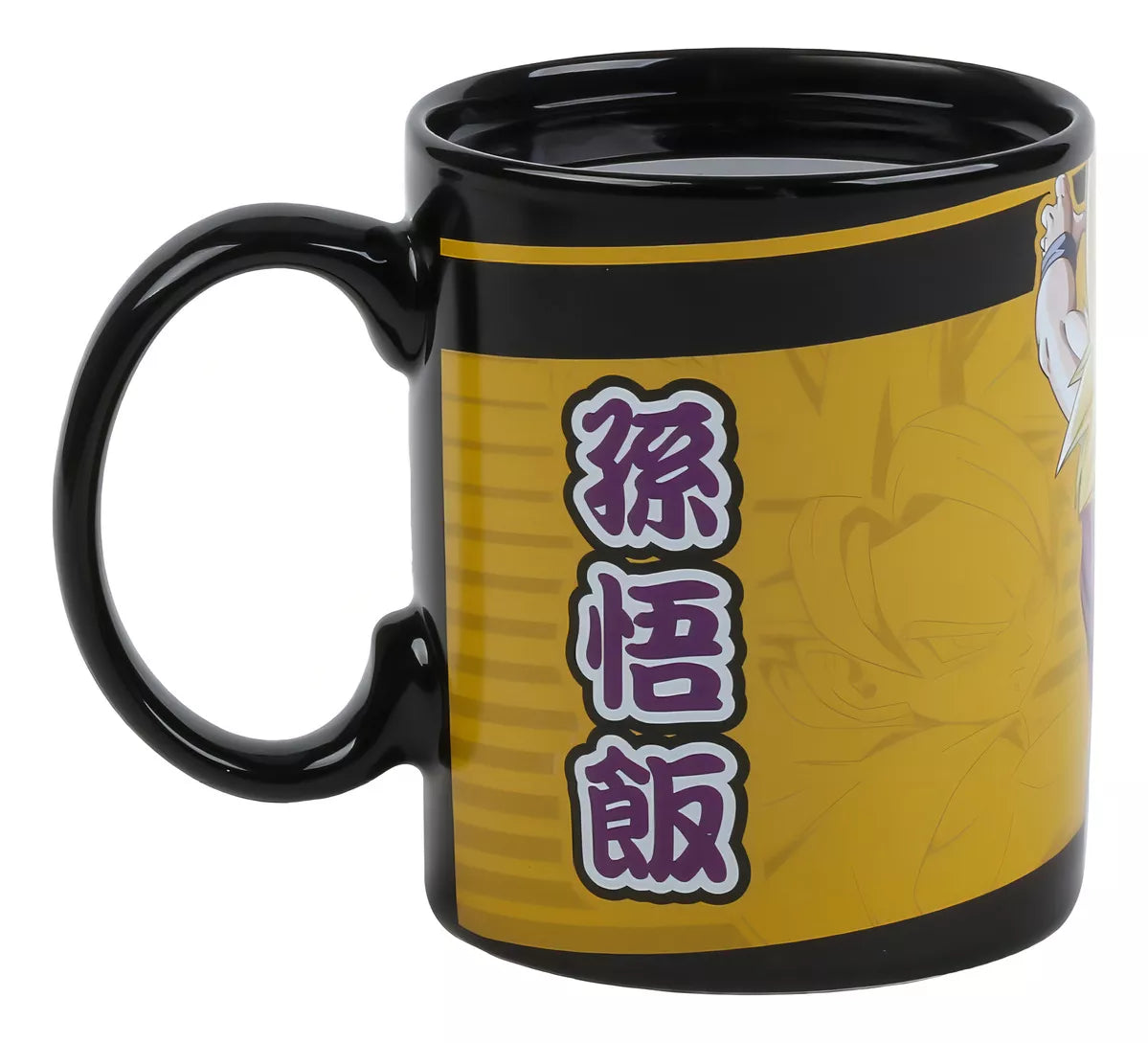 Taza térmica Gohan Saiyajin 2 Dragon Ball Z edición Limitada Negra - 330 ml